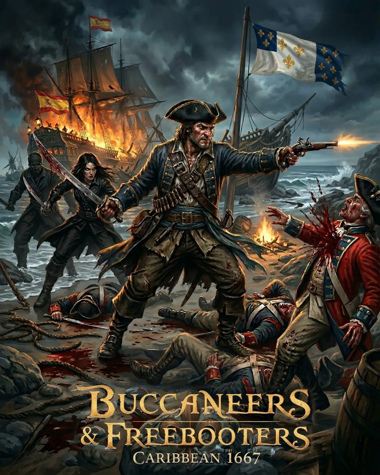 Buccaneers and Freebooters, key art